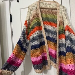 Wrapped up in color women’s cardigan